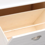 Shoe Cabinet White 50x28x98 cm Paulownia Wood - Bargainia.com - 