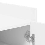 Shoe Cabinet White 52x37.5x100 cm Engineered Wood - Bargainia.com - 