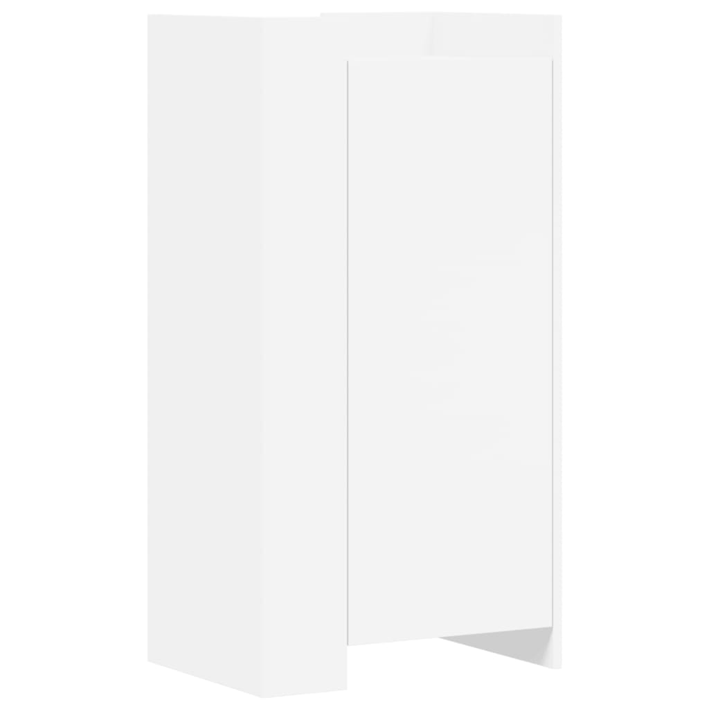 Shoe Cabinet White 52x37.5x100 cm Engineered Wood - Bargainia.com - 