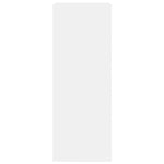 Shoe Cabinet White 52x37.5x100 cm Engineered Wood - Bargainia.com - 