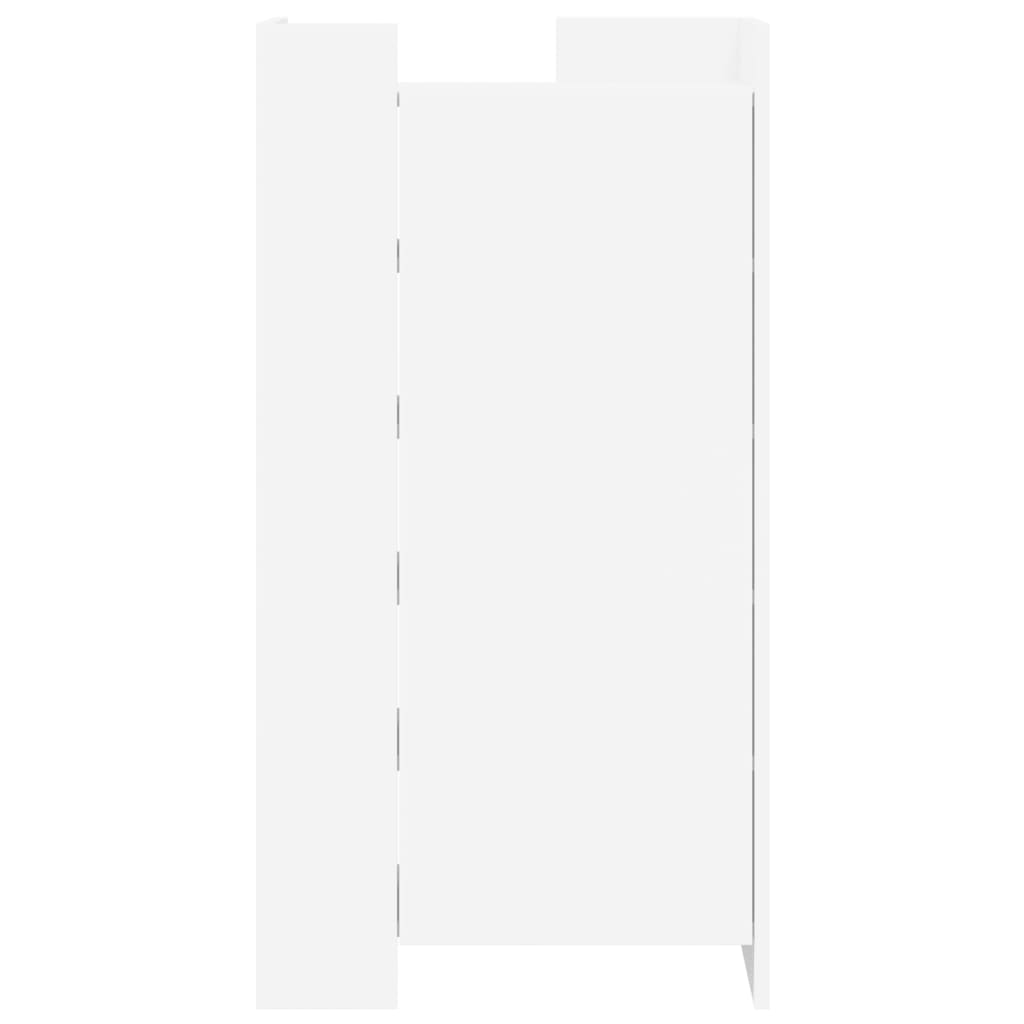 Shoe Cabinet White 52x37.5x100 cm Engineered Wood - Bargainia.com - 