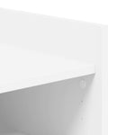 Shoe Cabinet White 52x37.5x100 cm Engineered Wood - Bargainia.com - 