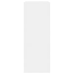 Shoe Cabinet White 52x37.5x100 cm Engineered Wood - Bargainia.com - 
