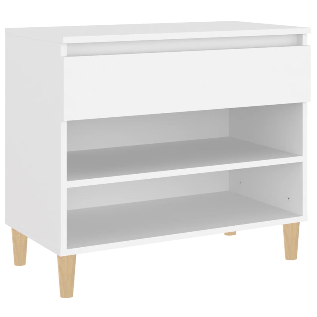 Shoe Cabinet White 70x36x60 cm Engineered Wood - Bargainia.com - 