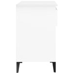 Shoe Cabinet White 70x36x60 cm Engineered Wood - Bargainia.com - 