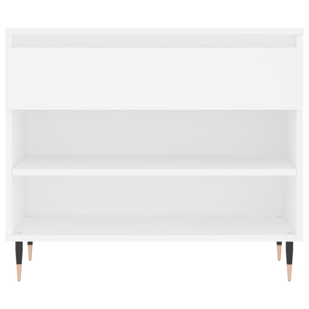 Shoe Cabinet White 70x36x60 cm Engineered Wood - Bargainia.com - 