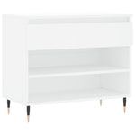 Shoe Cabinet White 70x36x60 cm Engineered Wood - Bargainia.com - 