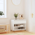 Shoe Cabinet White 70x36x60 cm Engineered Wood - Bargainia.com - 