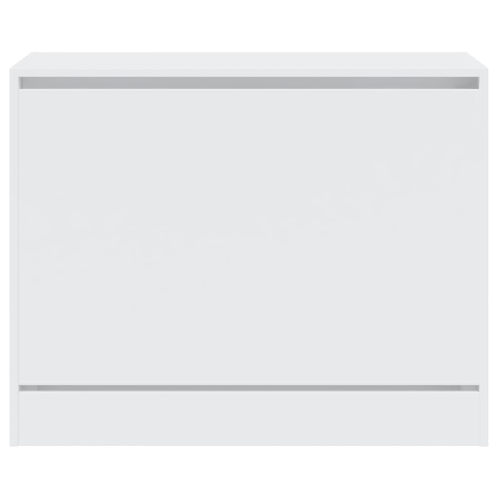 Shoe Cabinet White 80x34x63 cm Engineered Wood - Bargainia.com - 