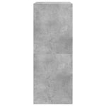 Shoe Cabinet with 2 Flip - Drawers Concrete Grey 80x42x108 cm - Bargainia.com - 