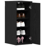 Shoe Cabinets 2 pcs Black Oak 32x35x70 cm Engineered Wood - Bargainia.com - 