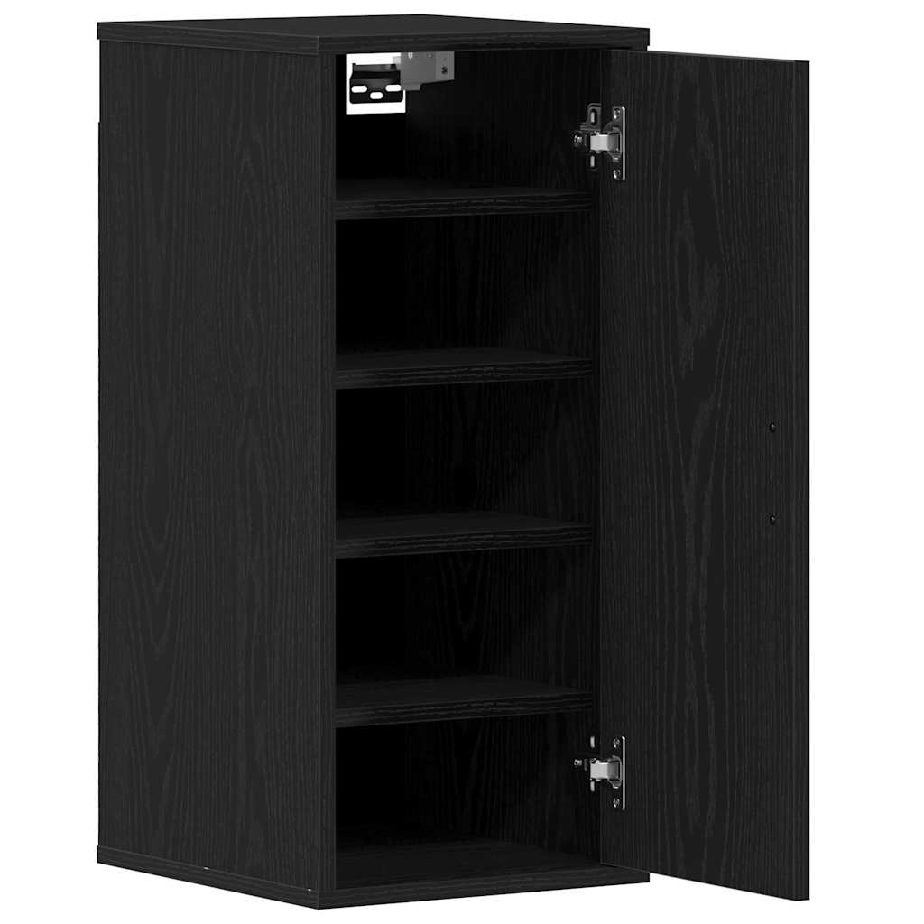Shoe Cabinets 2 pcs Black Oak 32x35x70 cm Engineered Wood - Bargainia.com - 