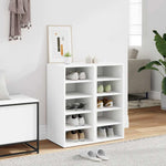 Shoe Cabinets 2 pcs White 31.5x35x70 cm Engineered Wood - Bargainia.com - 