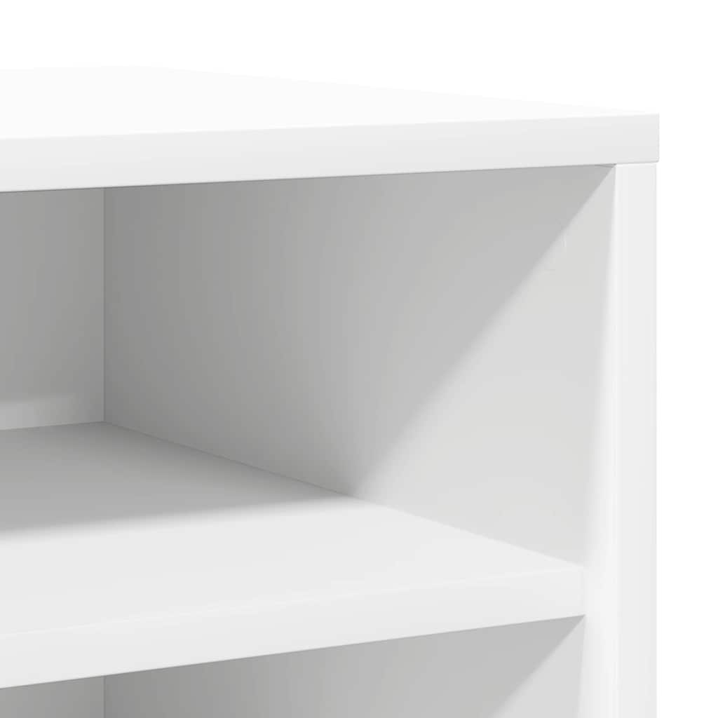 Shoe Cabinets 2 pcs White 31.5x35x70 cm Engineered Wood - Bargainia.com - 
