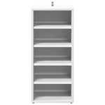 Shoe Cabinets 2 pcs White 31.5x35x70 cm Engineered Wood - Bargainia.com - 