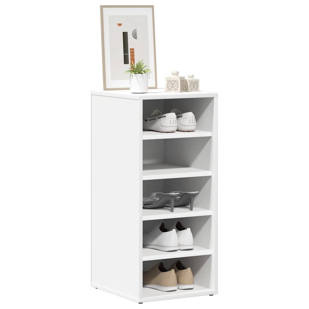Shoe Cabinets 2 pcs White 31.5x35x70 cm Engineered Wood - Bargainia.com - 