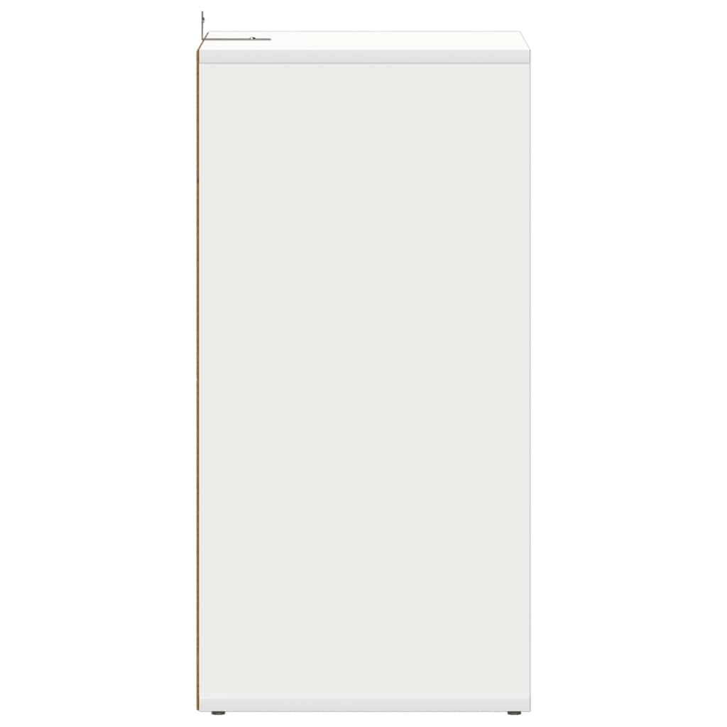 Shoe Cabinets 2 pcs White 31.5x35x70 cm Engineered Wood - Bargainia.com - 