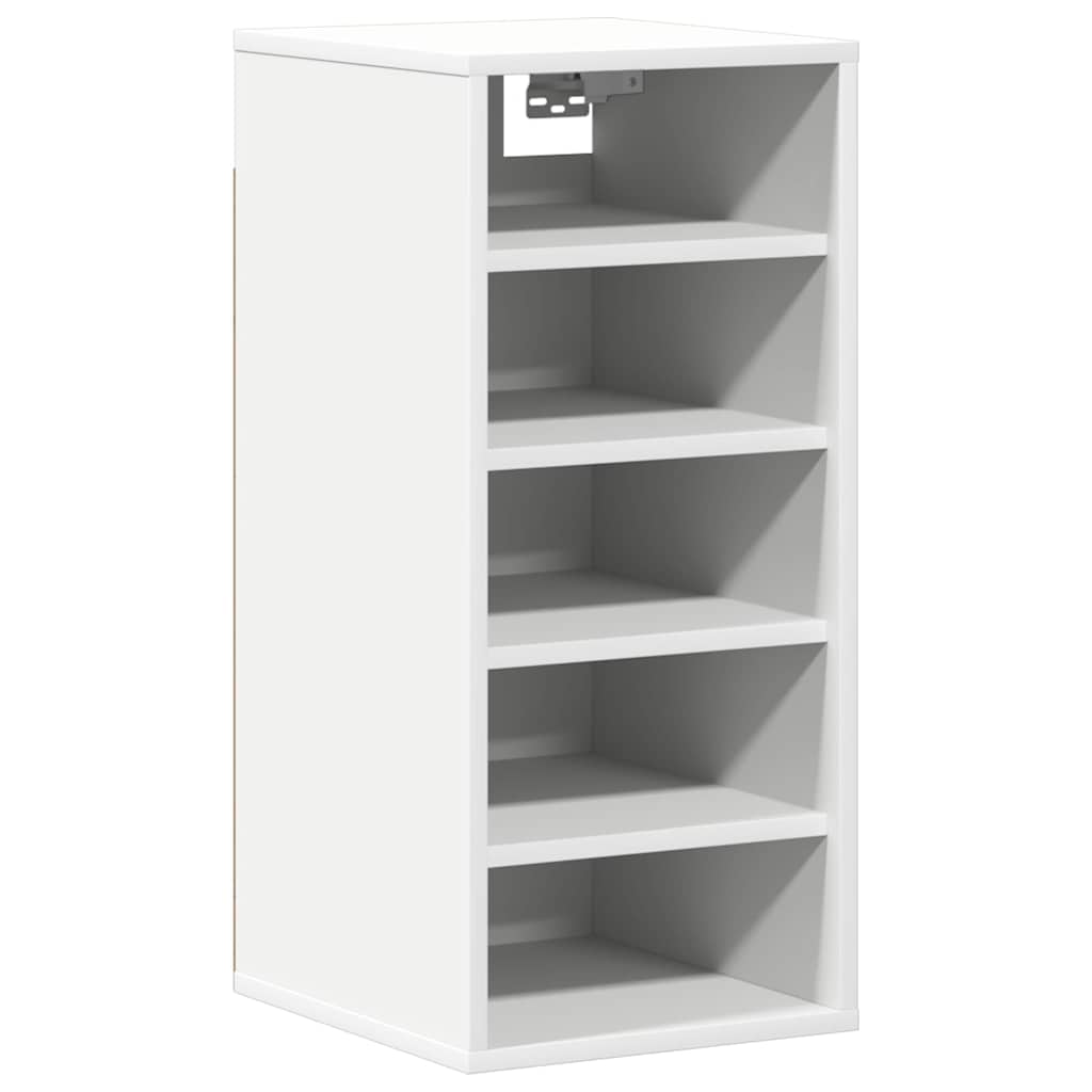 Shoe Cabinets 2 pcs White 31.5x35x70 cm Engineered Wood - Bargainia.com - 