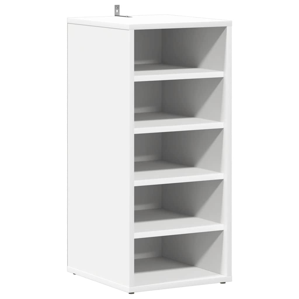 Shoe Cabinets 2 pcs White 31.5x35x70 cm Engineered Wood - Bargainia.com - 
