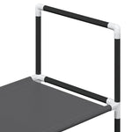 Shoe Rack 4 - Tier Black 44x28x77 cm Non - woven Fabric - Bargainia.com - 