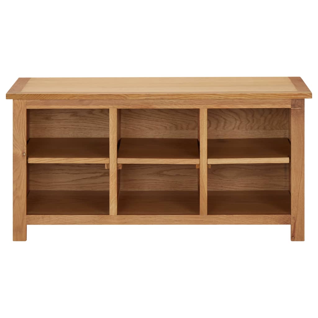 Shoe Rack 90x37x45 cm Solid Oak Wood - Bargainia.com - 