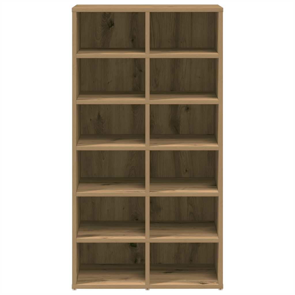 Shoe Rack Artisan Oak 54x34x100.5 cm Engineered Wood - Bargainia.com - 8721158434326 - 855837