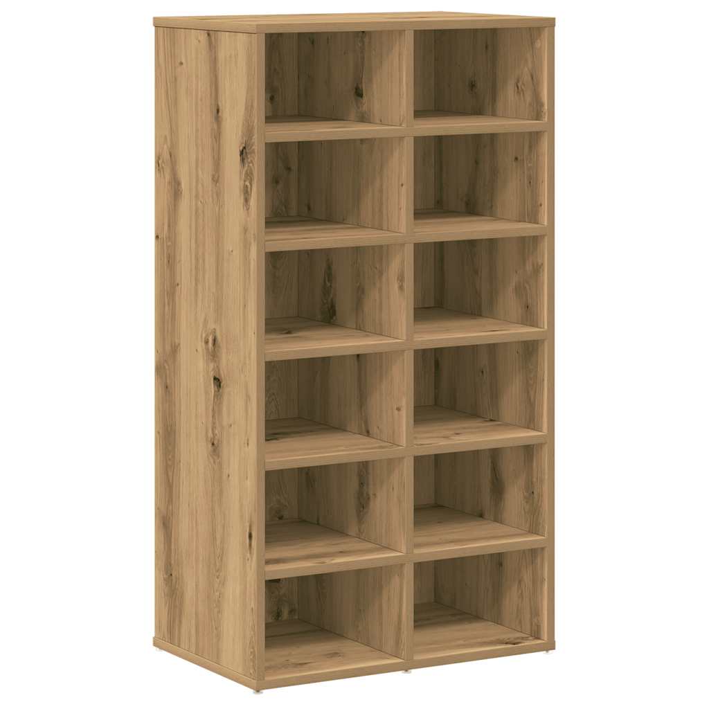 Shoe Rack Artisan Oak 54x34x100.5 cm Engineered Wood - Bargainia.com - 8721158434326 - 855837