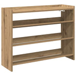 Shoe Rack Artisan Oak 80x25x62 cm Engineered Wood - Bargainia.com - 