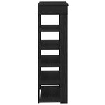 Shoe Rack Black 60x30x98 cm Engineered Wood - Bargainia.com - 