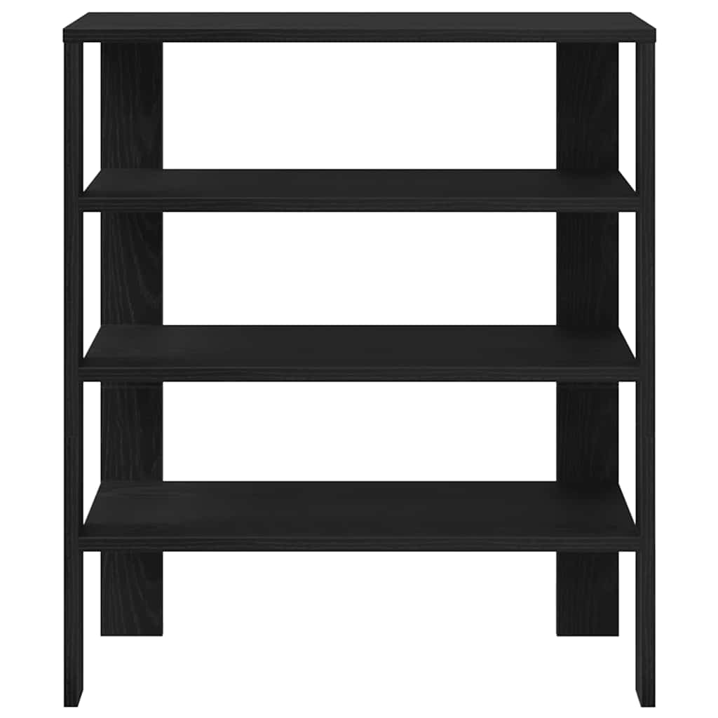 Shoe Rack Black 61x32x70 cm Engineered Wood - Bargainia.com - 