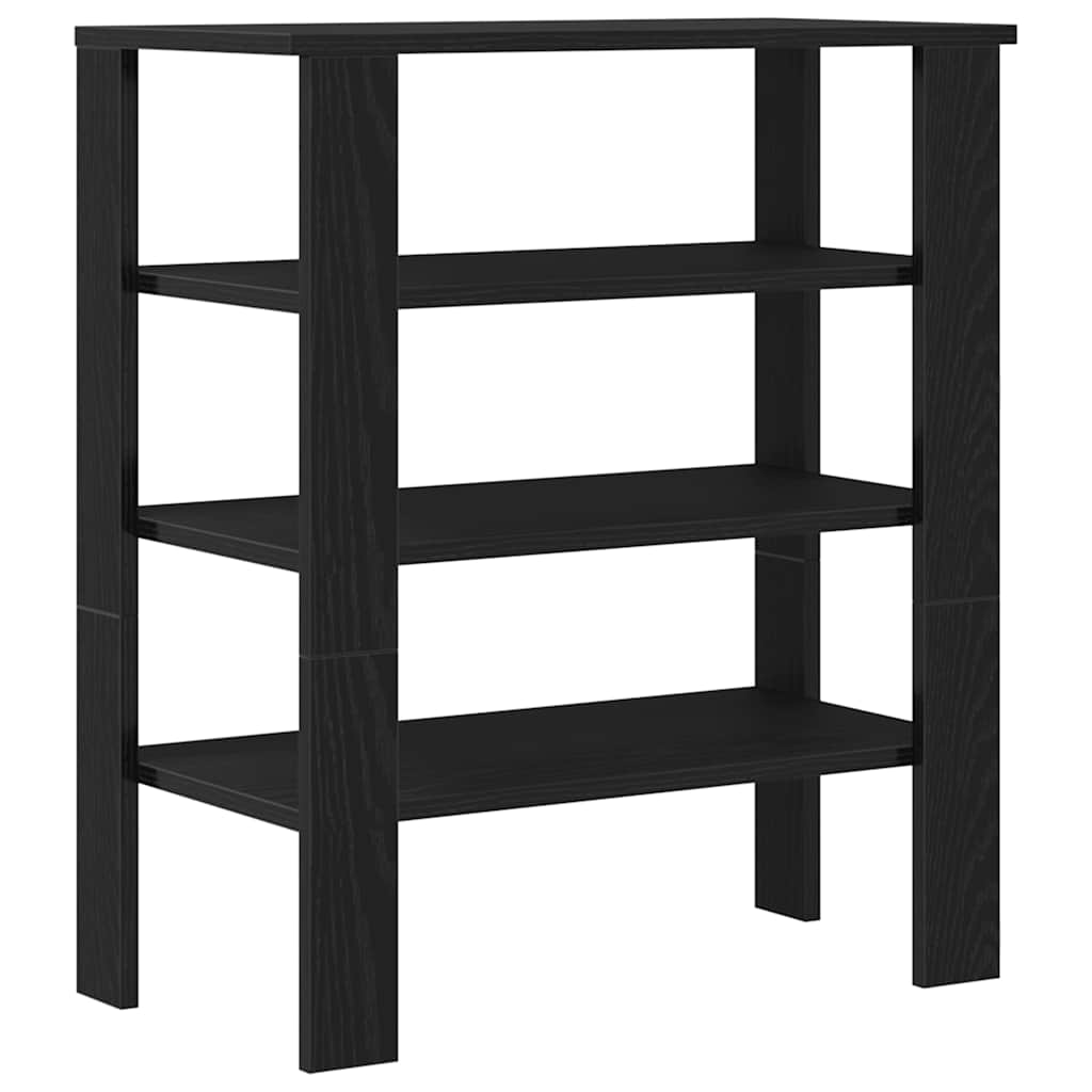 Shoe Rack Black 61x32x70 cm Engineered Wood - Bargainia.com - 