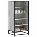 Shoe Rack Grey Sonoma 48x38x97.5 cm Engineered Wood - Bargainia.com - 