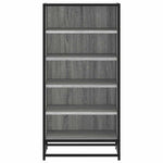 Shoe Rack Grey Sonoma 48x38x97.5 cm Engineered Wood - Bargainia.com - 
