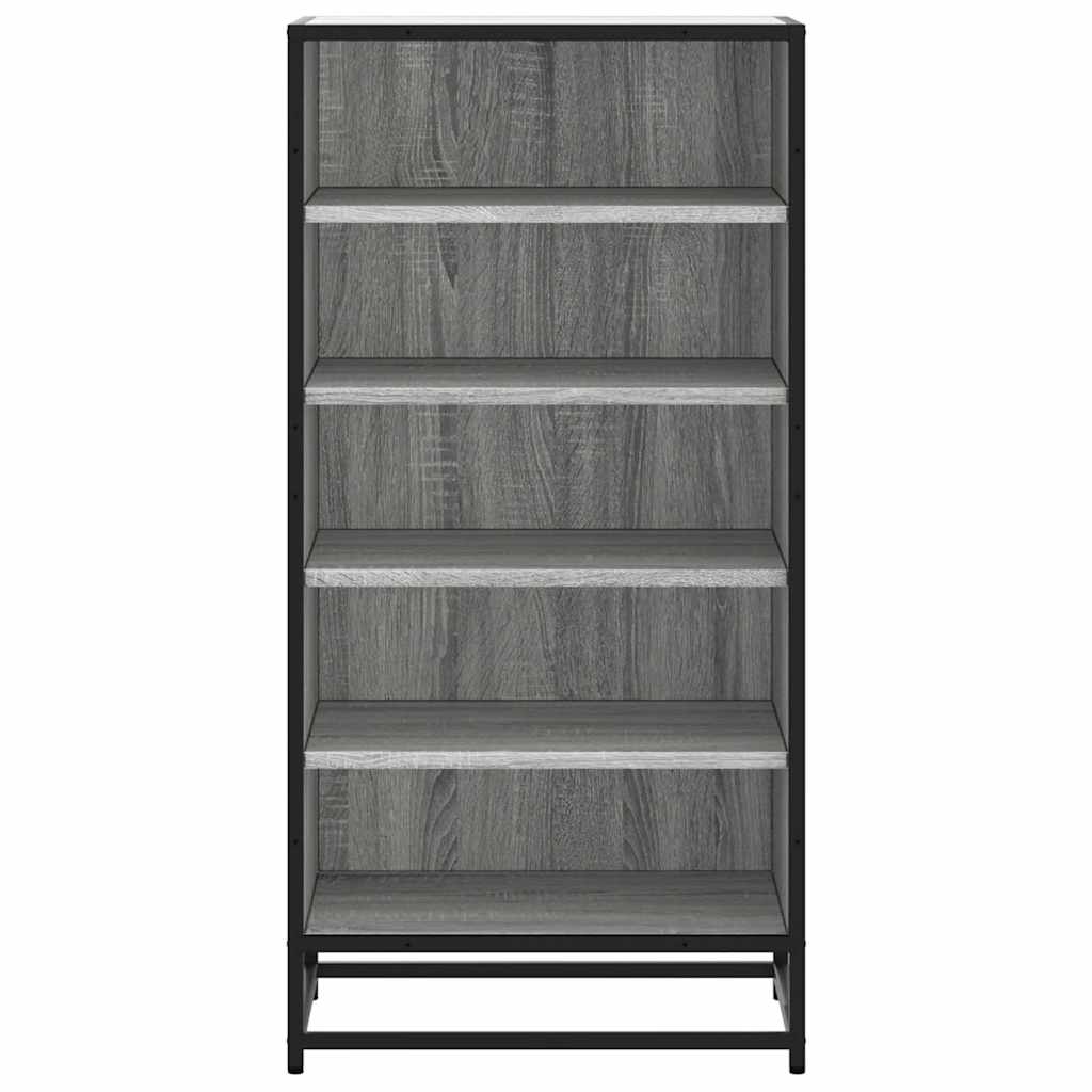 Shoe Rack Grey Sonoma 48x38x97.5 cm Engineered Wood - Bargainia.com - 
