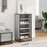 Shoe Rack Grey Sonoma 48x38x97.5 cm Engineered Wood - Bargainia.com - 