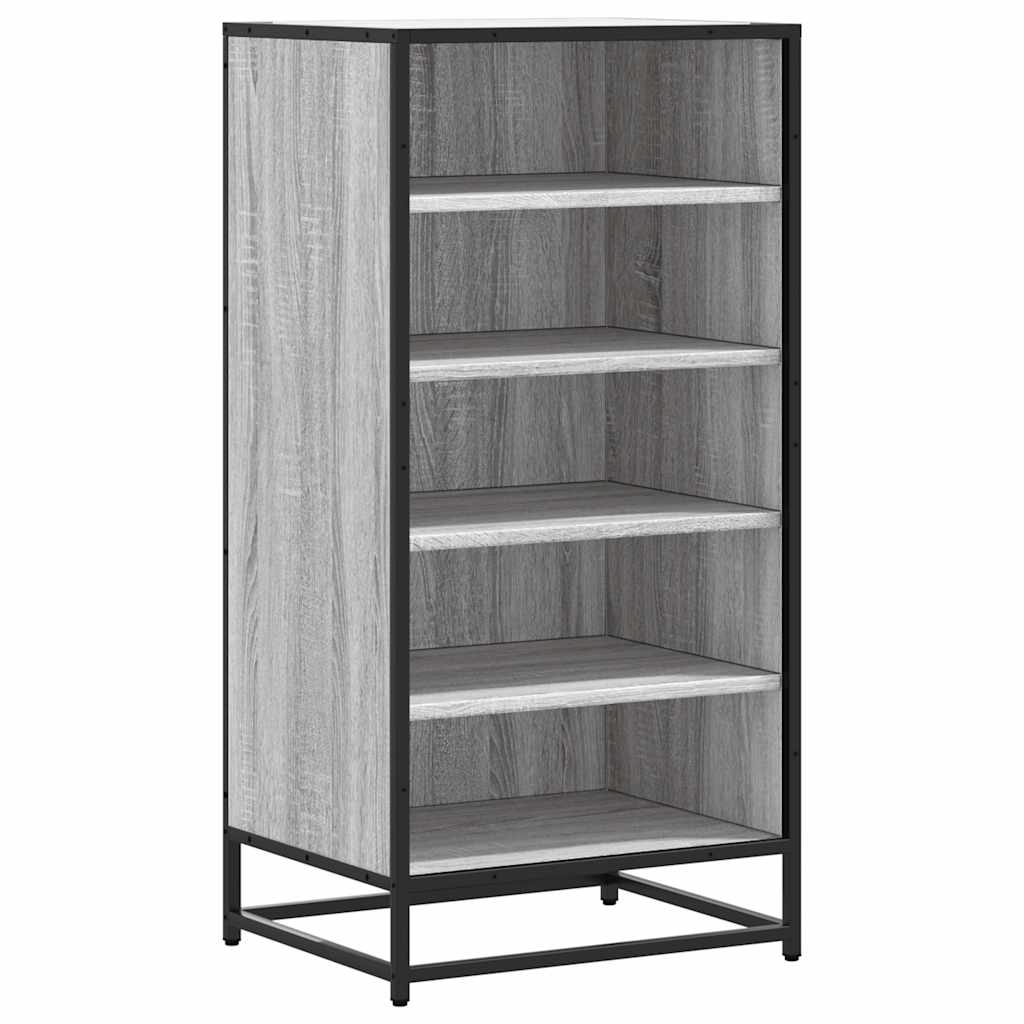 Shoe Rack Grey Sonoma 48x38x97.5 cm Engineered Wood - Bargainia.com - 