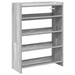 Shoe Rack Grey Sonoma 60x25x81 cm Engineered Wood - Bargainia.com - 