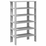 Shoe Rack Grey Sonoma 61x32x105 cm Engineered Wood - Bargainia.com - 