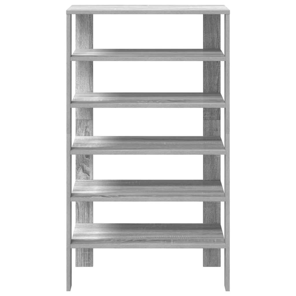 Shoe Rack Grey Sonoma 61x32x105 cm Engineered Wood - Bargainia.com - 