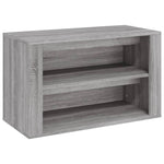 Shoe Rack Grey Sonoma 75x35x45 cm Engineered Wood - Bargainia.com - 