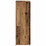 Shoe Rack Old Wood 54x34x100.5 cm Engineered Wood - Bargainia.com - 