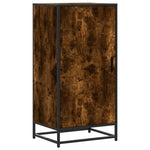 Shoe Rack Smoked Oak 48x38x97.5 cm Engineered Wood - Bargainia.com - 