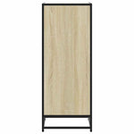 Shoe Rack Sonoma Oak 48x38x97.5 cm Engineered Wood - Bargainia.com - 