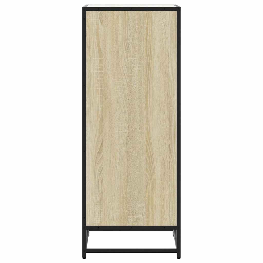 Shoe Rack Sonoma Oak 48x38x97.5 cm Engineered Wood - Bargainia.com - 
