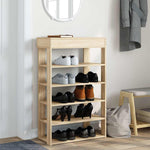Shoe Rack Sonoma Oak 60x30x98 cm Engineered Wood - Bargainia.com - 