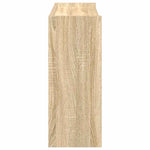 Shoe Rack Sonoma Oak 80x25x62 cm Engineered Wood - Bargainia.com - 