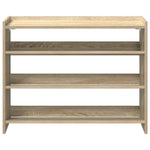 Shoe Rack Sonoma Oak 80x25x62 cm Engineered Wood - Bargainia.com - 