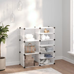 Shoe Rack Transparent 84x31.5x93 cm PP - Bargainia.com - 