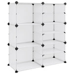 Shoe Rack Transparent 84x31.5x93 cm PP - Bargainia.com - 