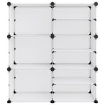 Shoe Rack Transparent 84x31.5x93 cm PP - Bargainia.com - 